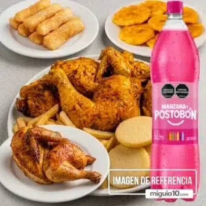 COMBO 4 - 1 1/2 Pollo al Horno + Gaseosa 1.5L
